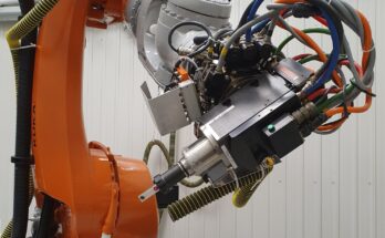 KUKA机器人校准主轴与激光跟踪器